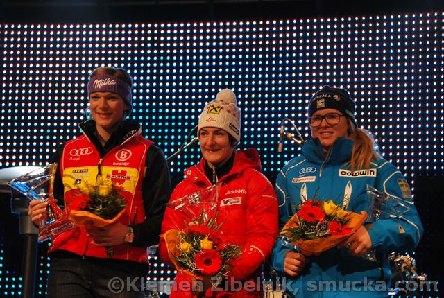 010 Maria Riesch, Kathrin Zettel, Anja Paerson